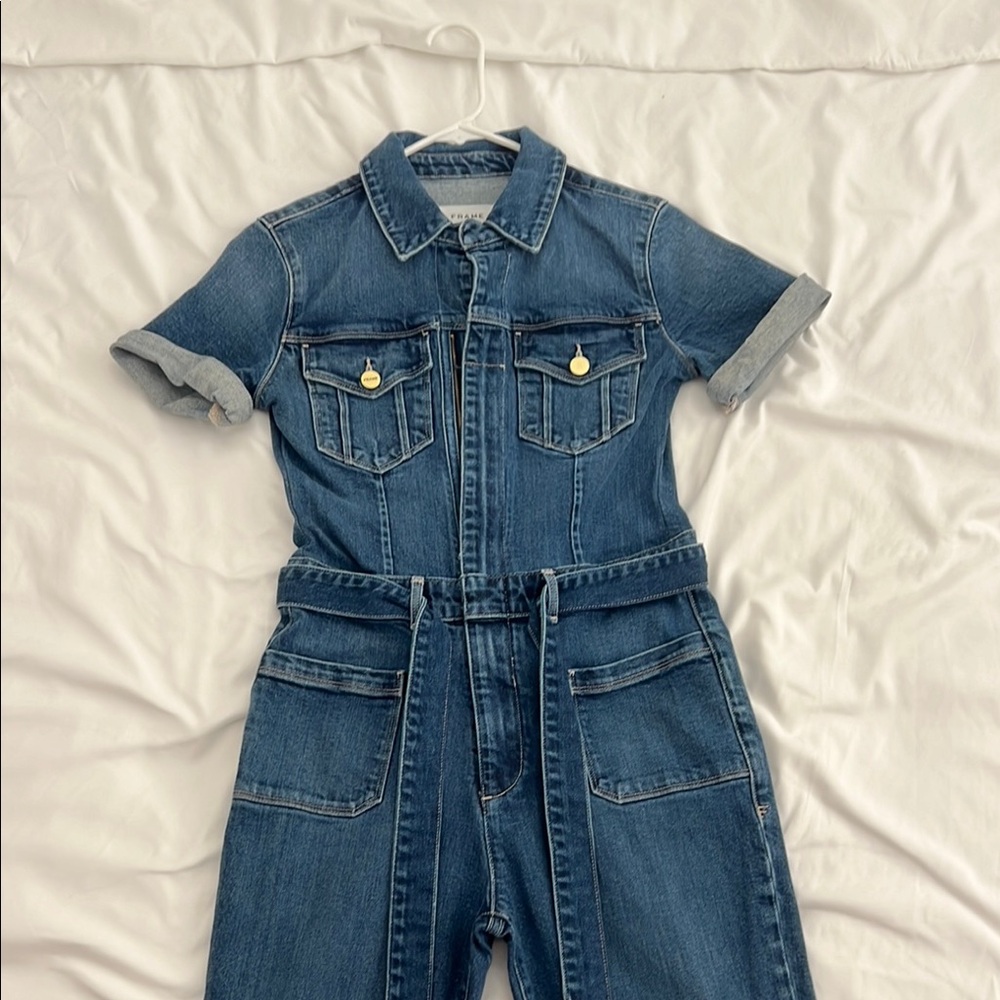 Frame Stylish Denim Jumpsuit